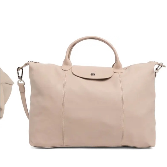 Longchamp Le Pliage Cuir Top Handle Bag CLAY - Picture 7 of 15